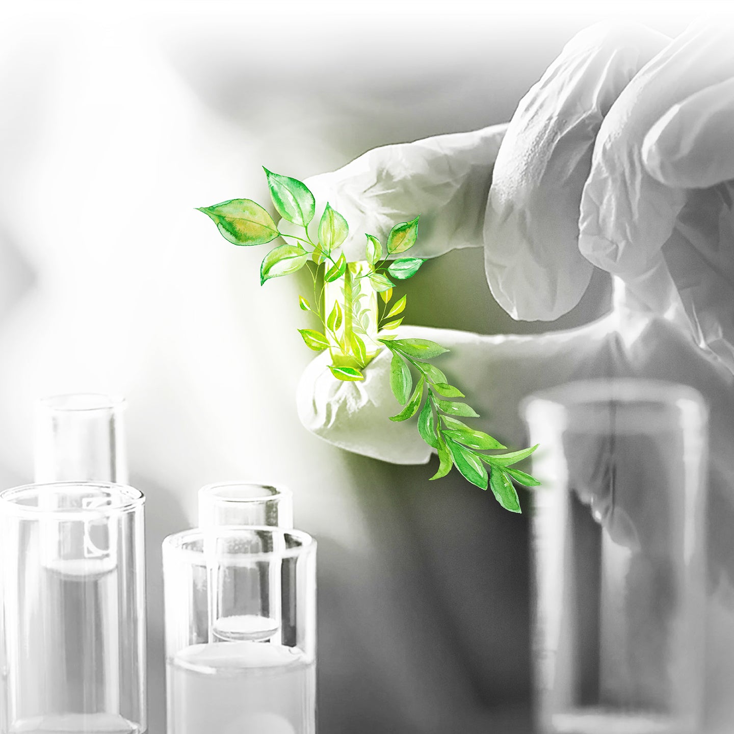 Estratti vegetali naturali studiati scientificamente in laboratorio per la sicurezza della donna.